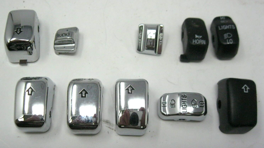 Harley-Davidson OEM Random Pack of 10 Switch Housing Buttons ** Button Set 2 **