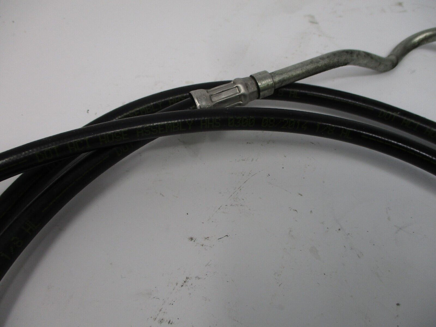 2014-2022 Harley Touring OEM Black Stainless Front Upper Brake Lines 06B95957