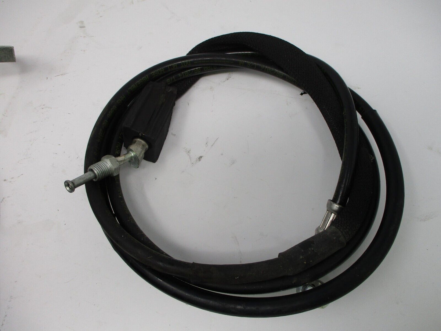 2014-2022 Harley Touring OEM Black Stainless Front Upper Brake Lines 06B95957