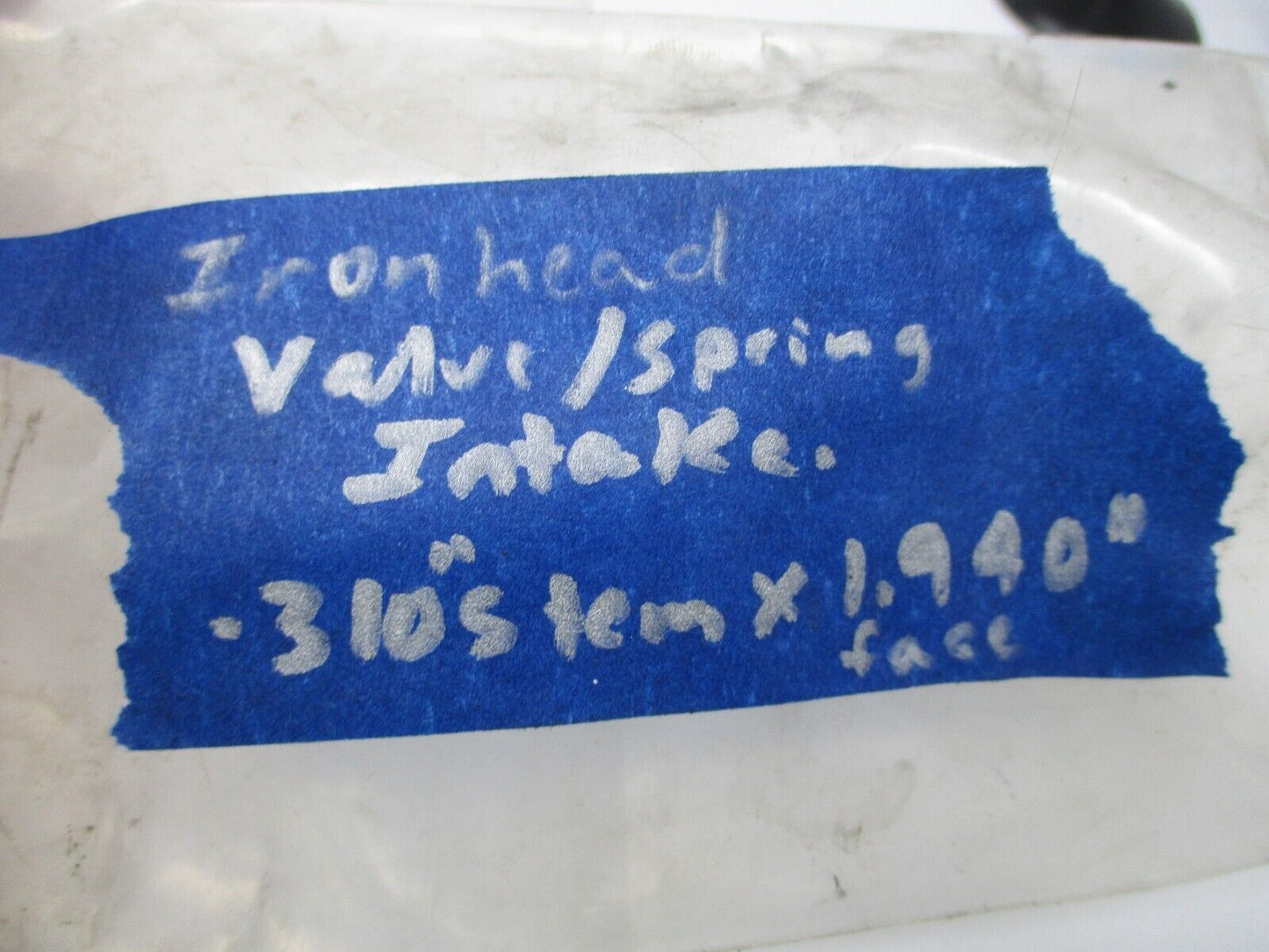 Ironhead Value/Spring Intake Stainless Intake & Exhaust Valves - Set of 1