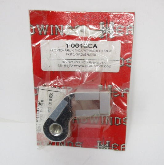0901-0012 Headwinds Extension arm Mount 1-5/16" Out, 7/16" Down Chrome 1-0012CA