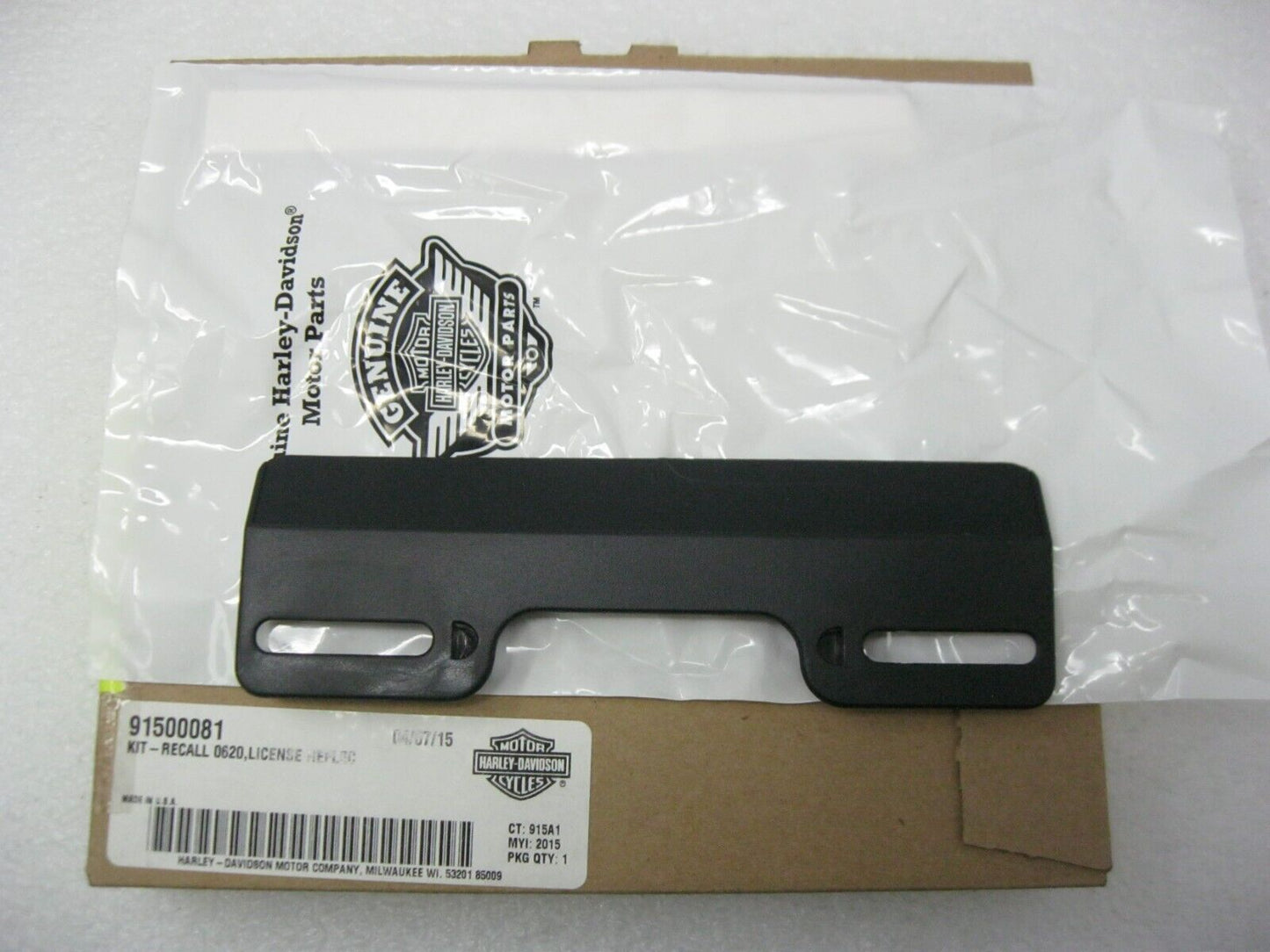 Harley-Davidson OEM Licence Reflector Recall #0620 60907-09 & 59988-72A 91500081