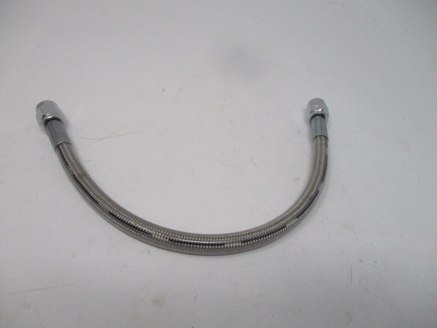 GOODRIDGE 9" STEEL BRAIDED CLEAR COATED BRAKE LINE BIG DOG HARLEY UNIVERSAL
