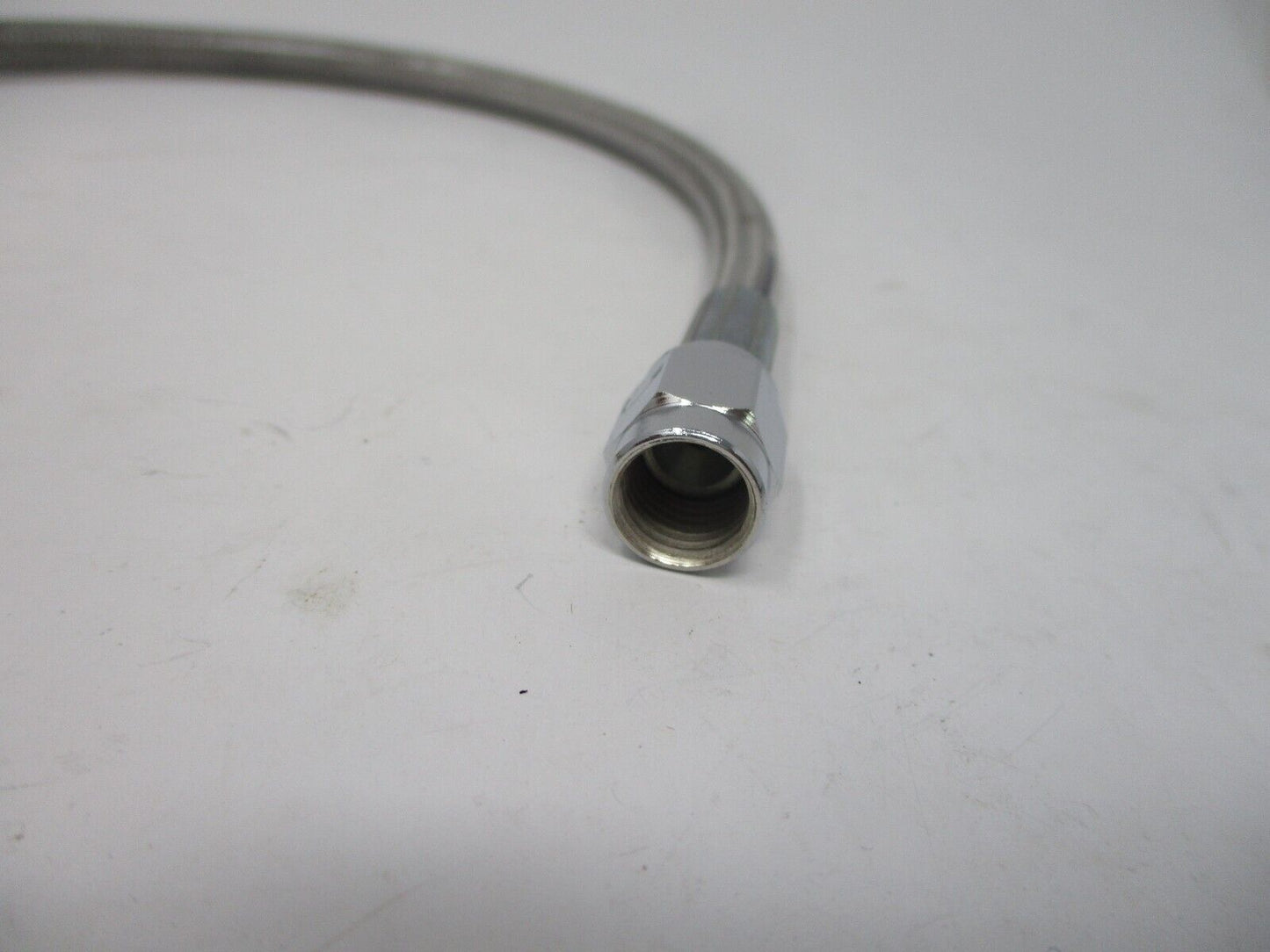 GOODRIDGE 9" STEEL BRAIDED CLEAR COATED BRAKE LINE BIG DOG HARLEY UNIVERSAL