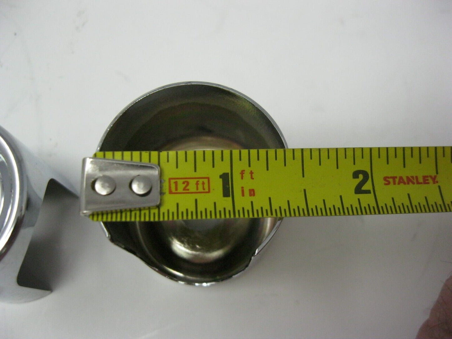 Unbranded Chrome Shock Bolt Covers Appx. 1-15/16" Diameter x 1-3/8" Tall (PAIR)