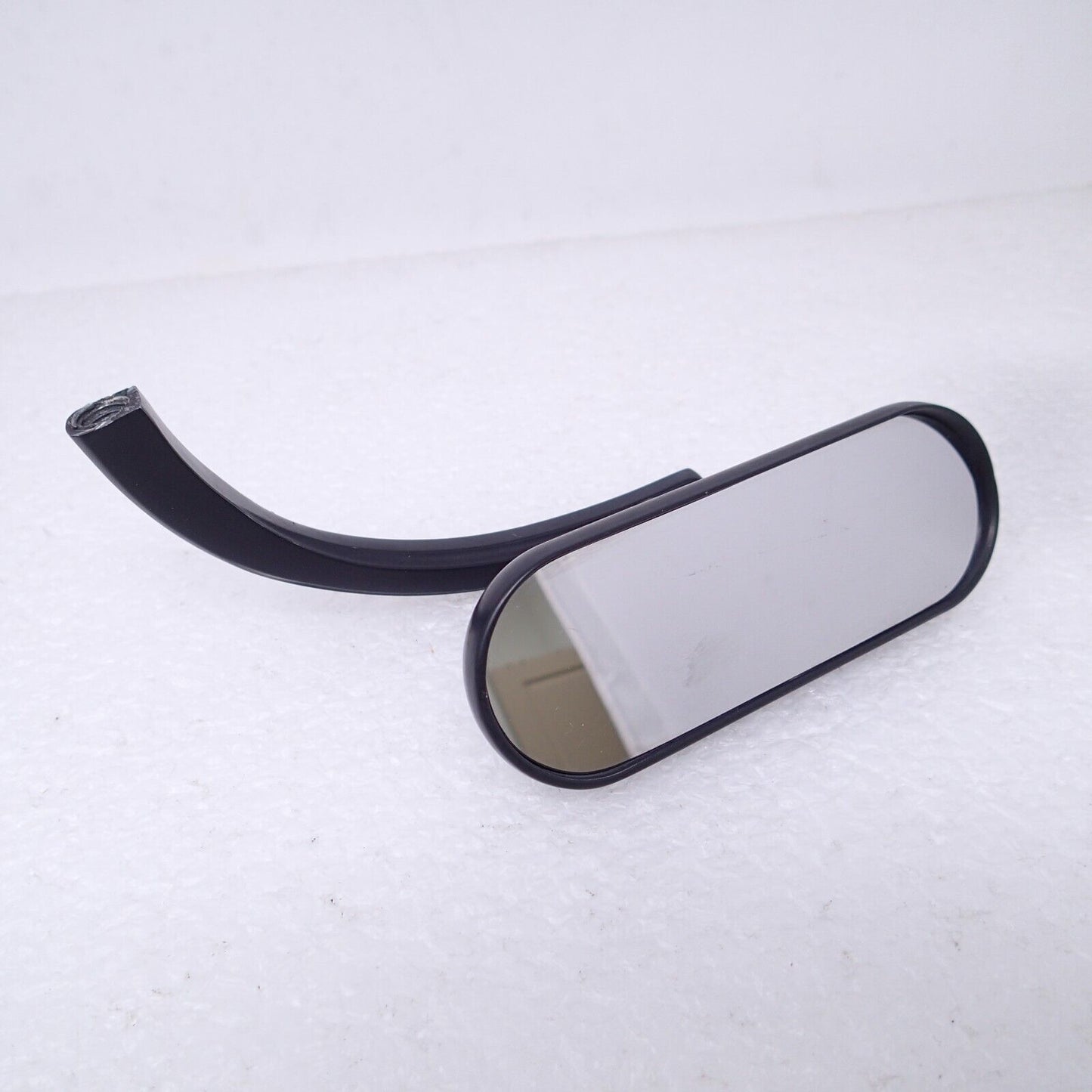 ARLEN NESS BLACK MICRO OVAL MIRRORS HARLEY DYNA FXD SUPER GLIDE 0640-0499 USED
