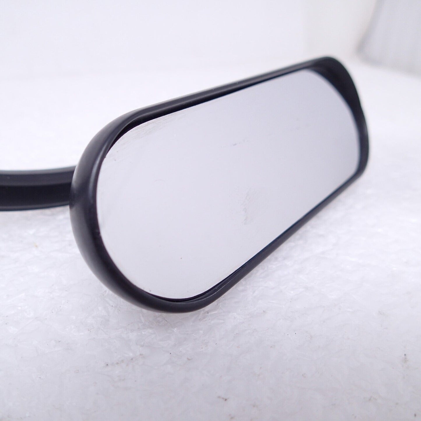 ARLEN NESS BLACK MICRO OVAL MIRRORS HARLEY DYNA FXD SUPER GLIDE 0640-0499 USED