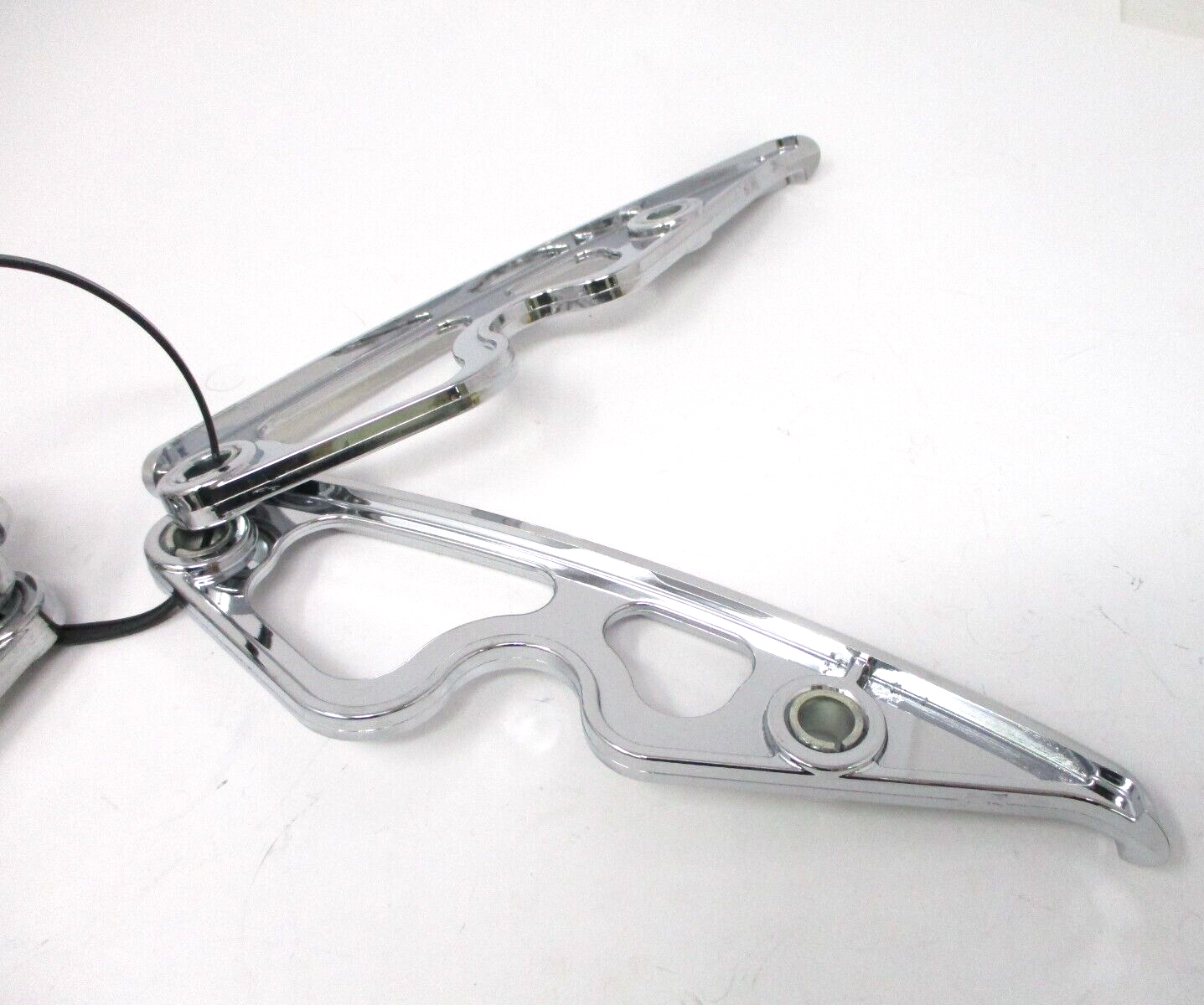 2014-2017 HARLEY DAVIDSON OEM TOURING CHROME SADDLEBAG SUPPORT FILLER INSERTS