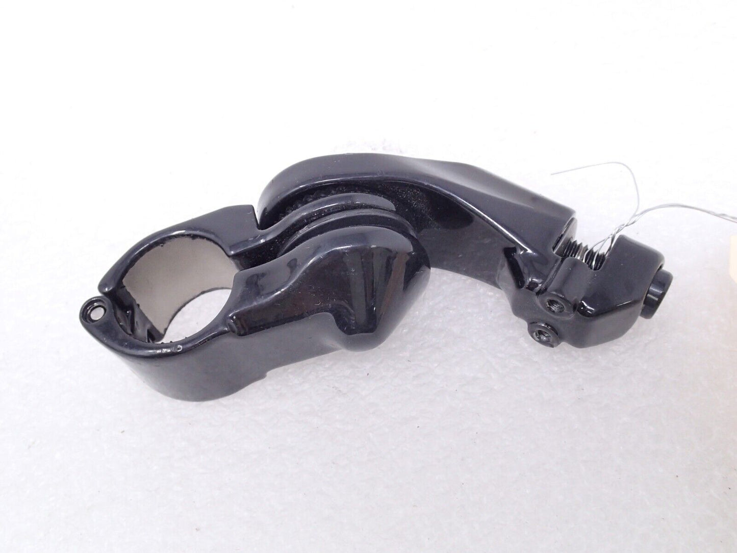1-1/4" Short Angled Adjustable Highway Pegs Mount SINGLE Harley Crash Bar Clamp