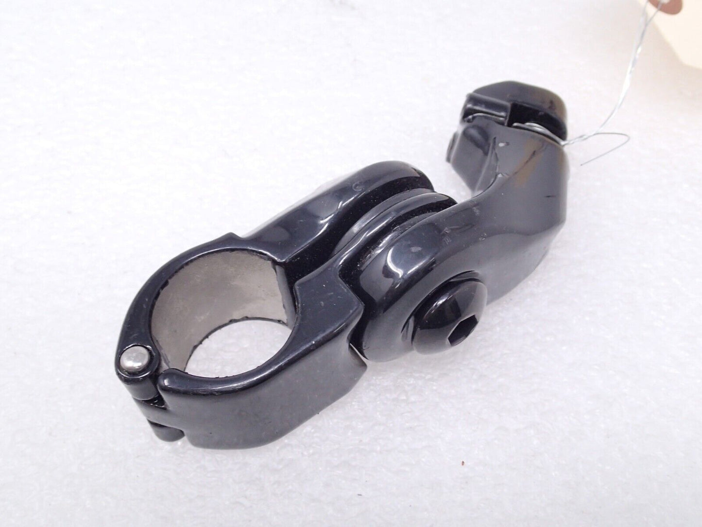 1-1/4" Short Angled Adjustable Highway Pegs Mount SINGLE Harley Crash Bar Clamp