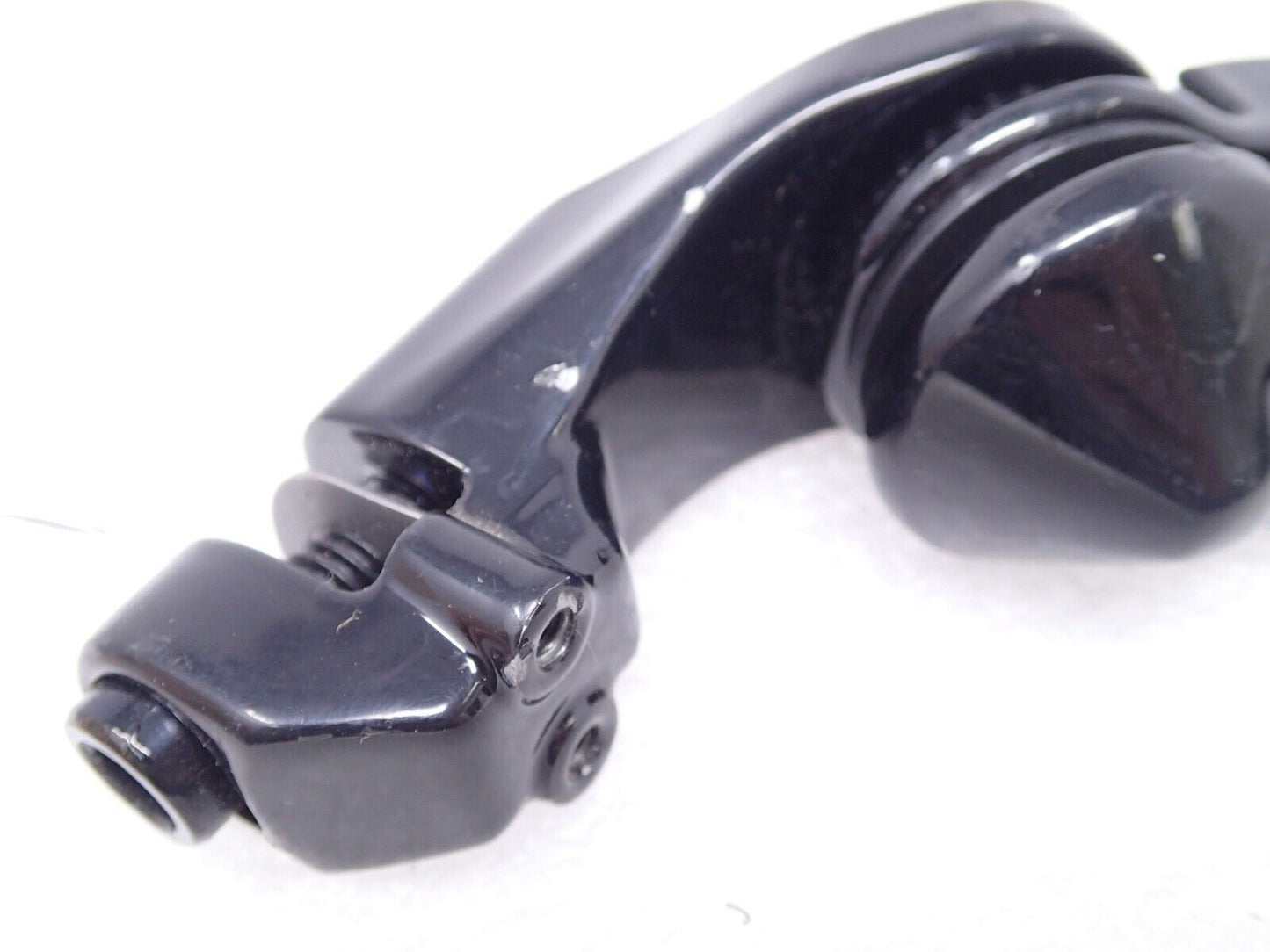 1-1/4" Short Angled Adjustable Highway Pegs Mount SINGLE Harley Crash Bar Clamp
