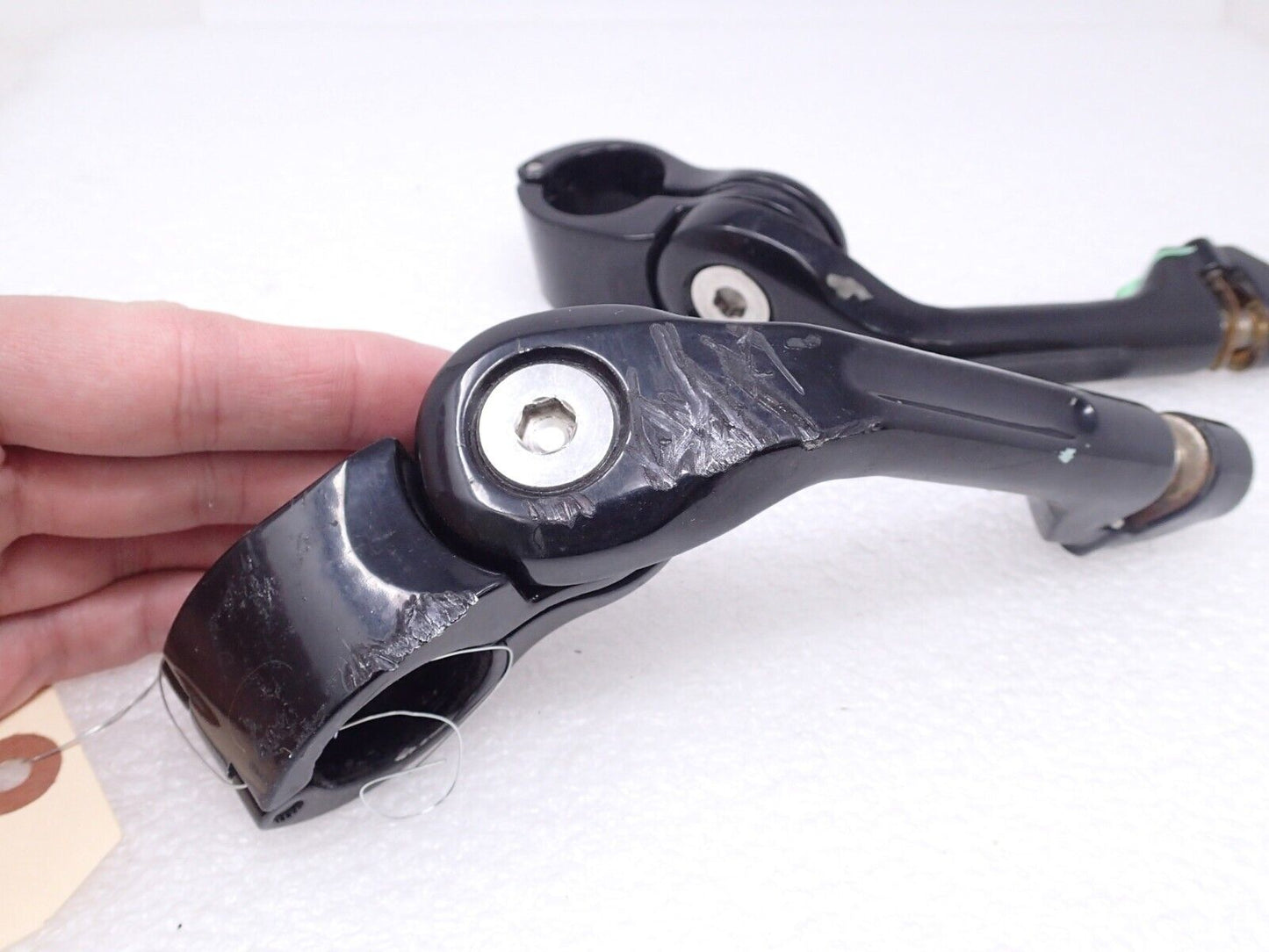 Long Highway 1-1/4” Crash Guard Mount For Harley Davidson Motorcycle AFTERMARKet
