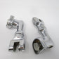 Motorcycle Chrome Short Angled Adjustable Highway Peg Mounting Kit
