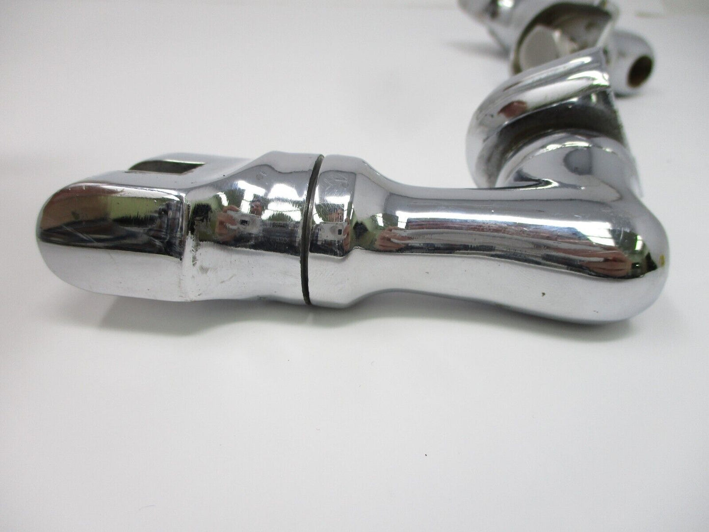 Motorcycle Chrome Short Angled Adjustable Highway Peg Mounting Kit