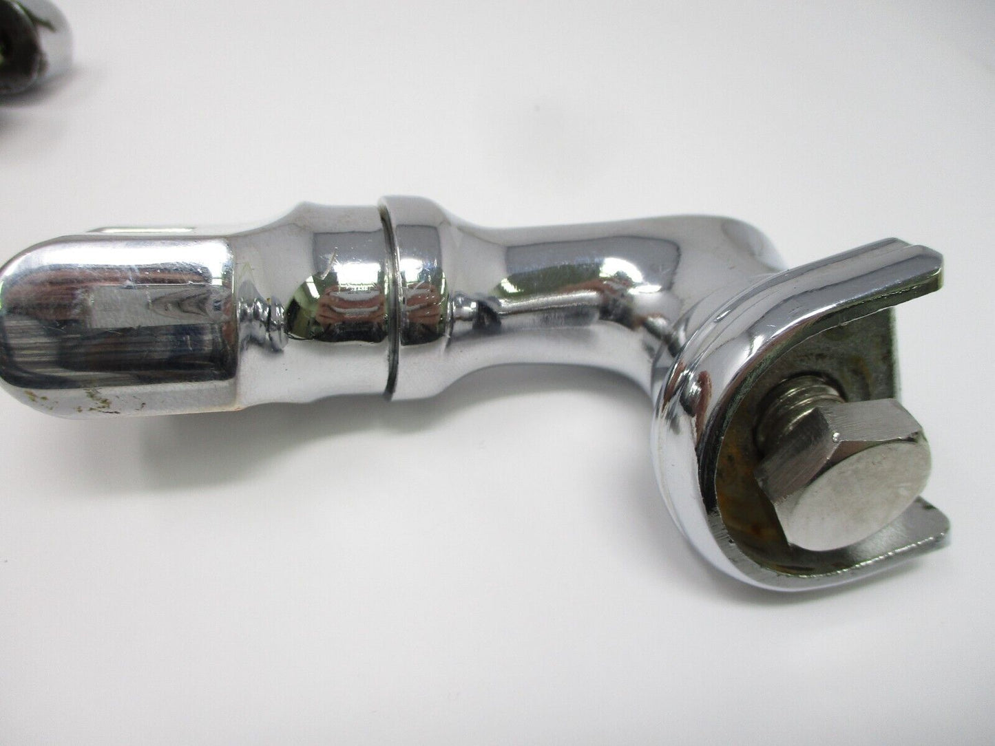 Motorcycle Chrome Short Angled Adjustable Highway Peg Mounting Kit
