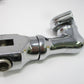 Motorcycle Chrome Short Angled Adjustable Highway Peg Mounting Kit