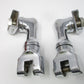 Motorcycle Chrome Short Angled Adjustable Highway Peg Mounting Kit