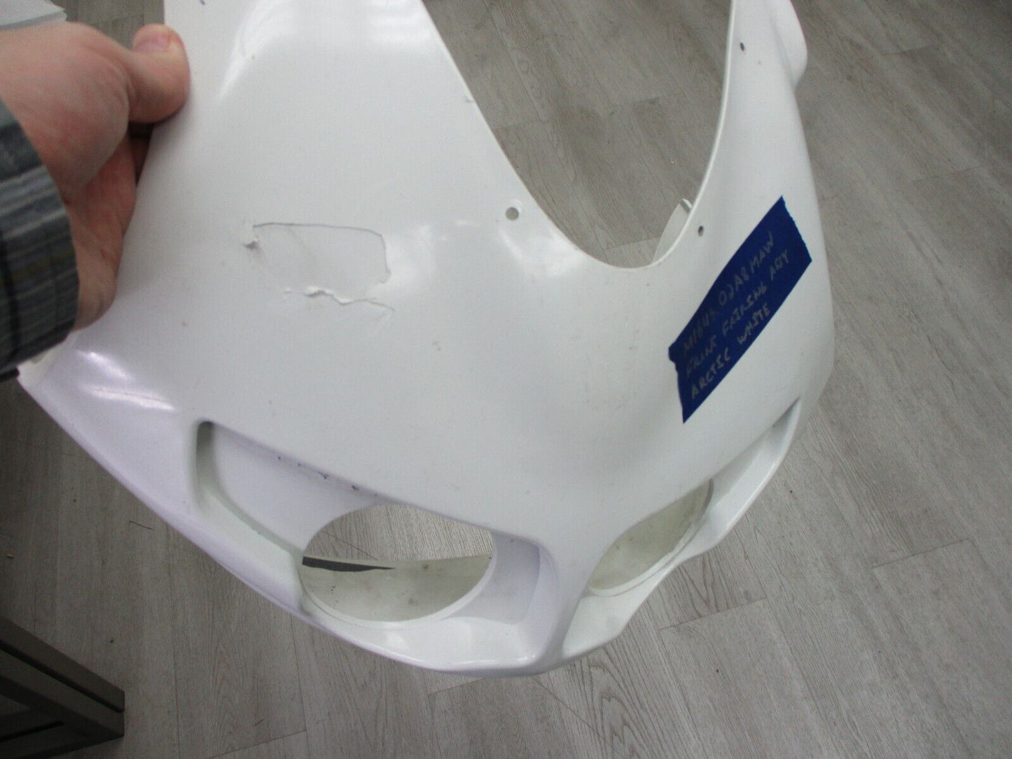 2003 Buell XB9R Firebolt Front Headlight Fairing Cowling Cowl Arctic White USED