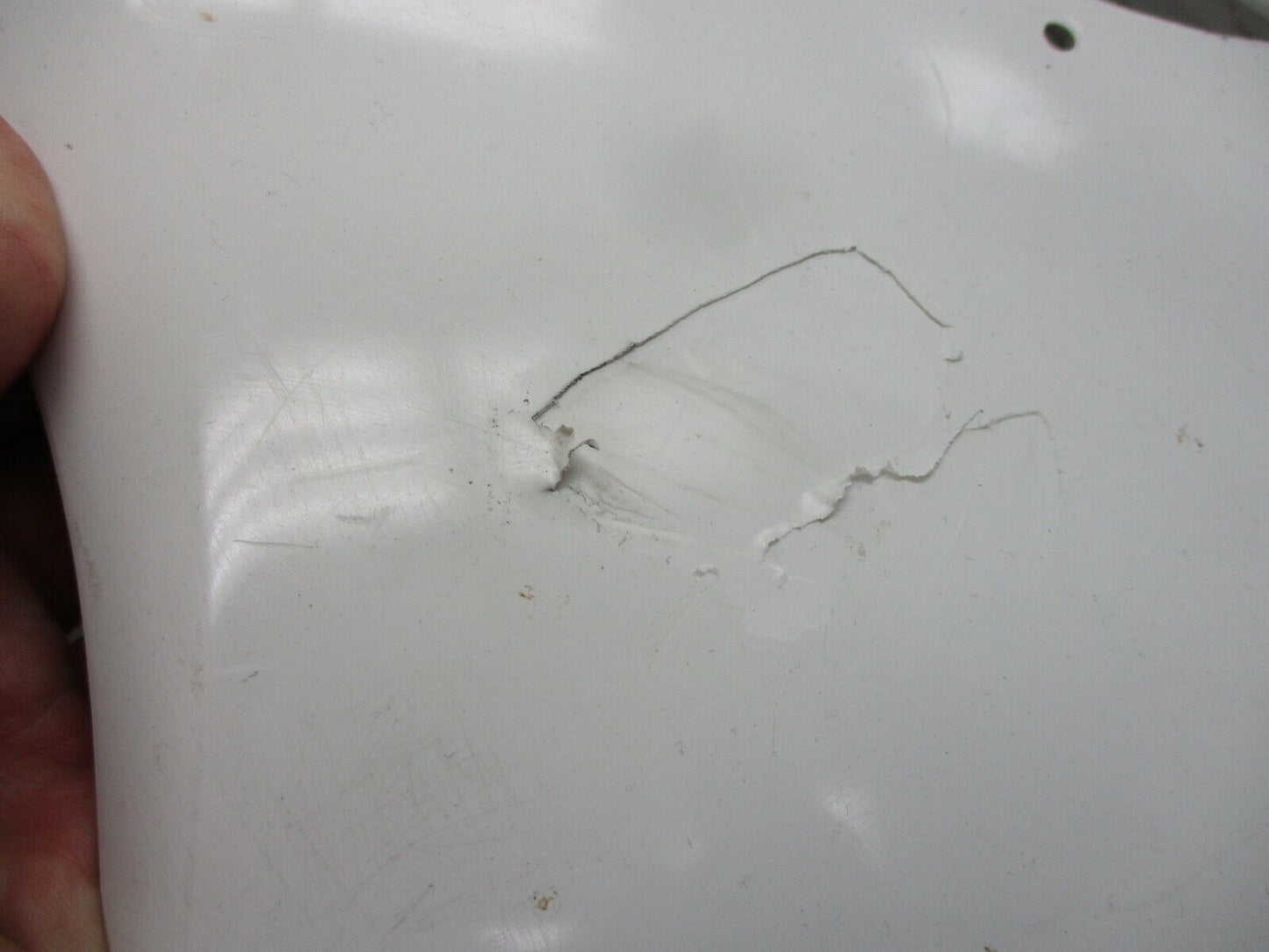 2003 Buell XB9R Firebolt Front Headlight Fairing Cowling Cowl Arctic White USED