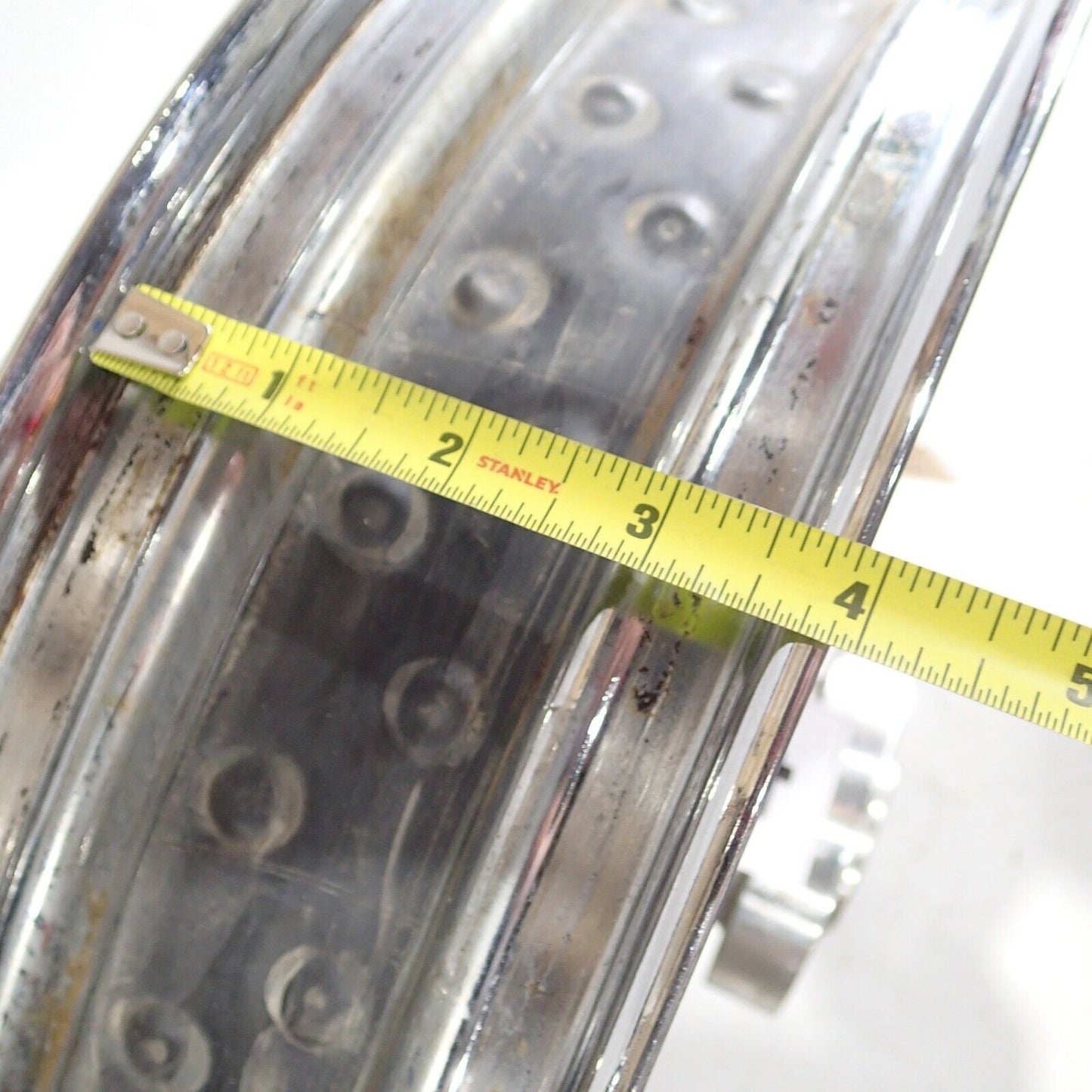 Chrome 60 Spoke Billet 16" x 3.5" Rear Wheel for Harley & Custom Models (#4)