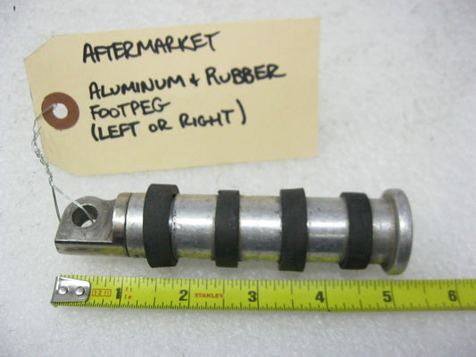 Unbranded, Unknown Fitment 4" Four Rubber Foot Peg 7/16" Thick Male Mount SINGLE