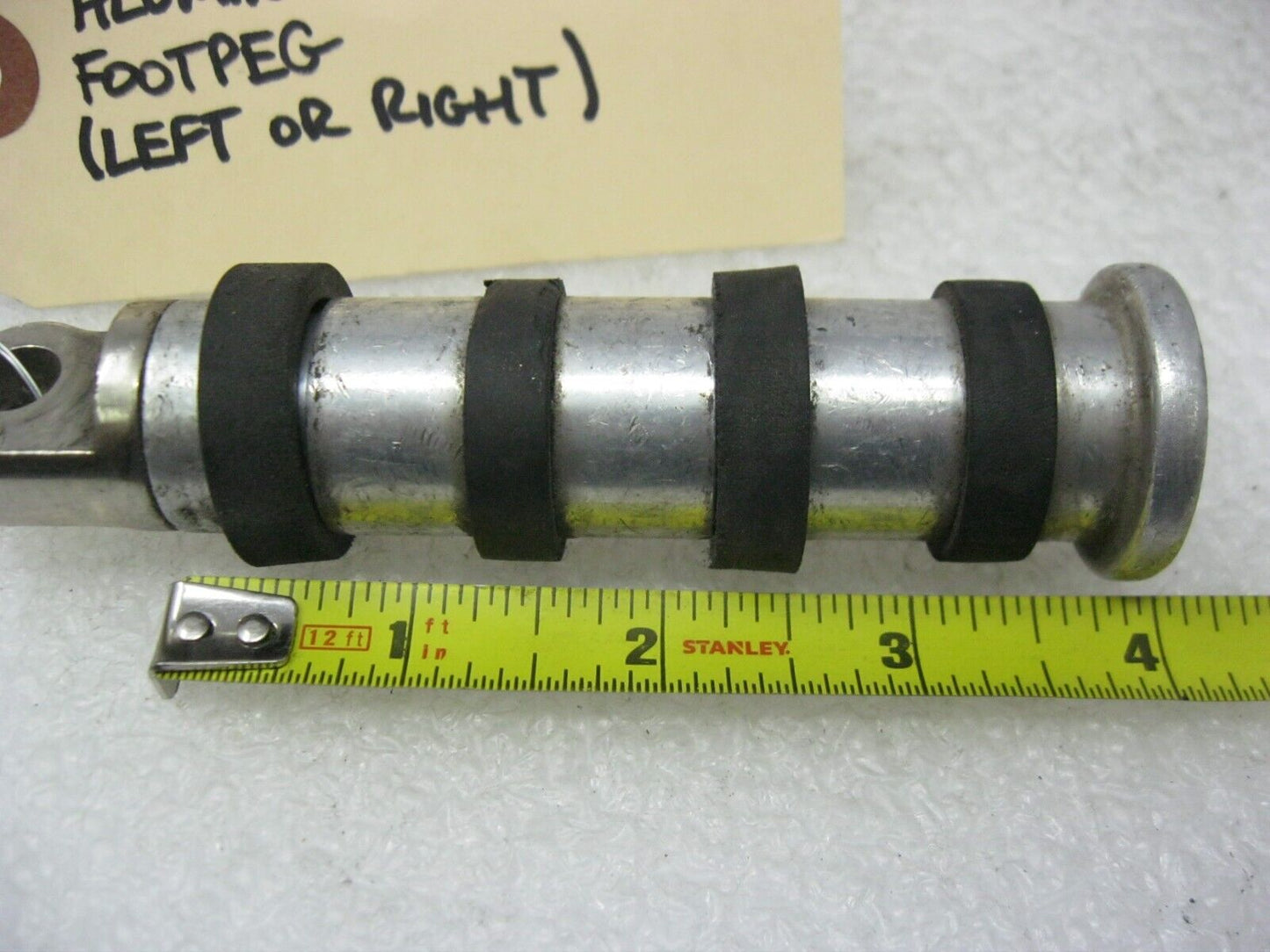 Unbranded, Unknown Fitment 4" Four Rubber Foot Peg 7/16" Thick Male Mount SINGLE