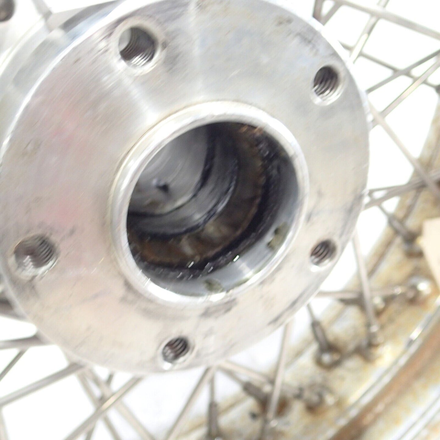 Chrome 60 Spoke Billet 16" x 3.5" Rear Wheel for Harley & Custom Models (#4)