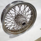Chrome 60 Spoke Billet 16" x 3.5" Rear Wheel for Harley & Custom Models (#4)