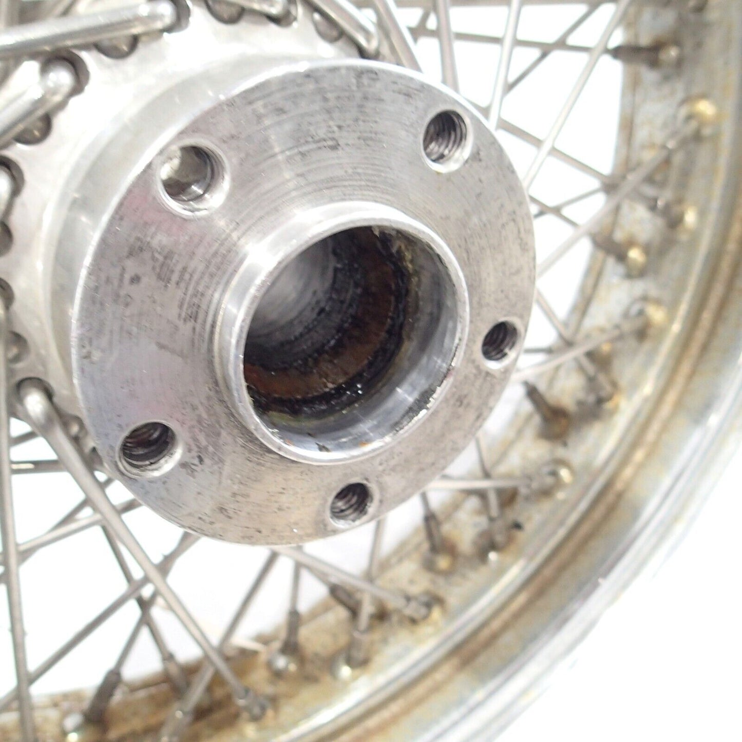 Chrome 60 Spoke Billet 16" x 3.5" Rear Wheel for Harley & Custom Models (#4)