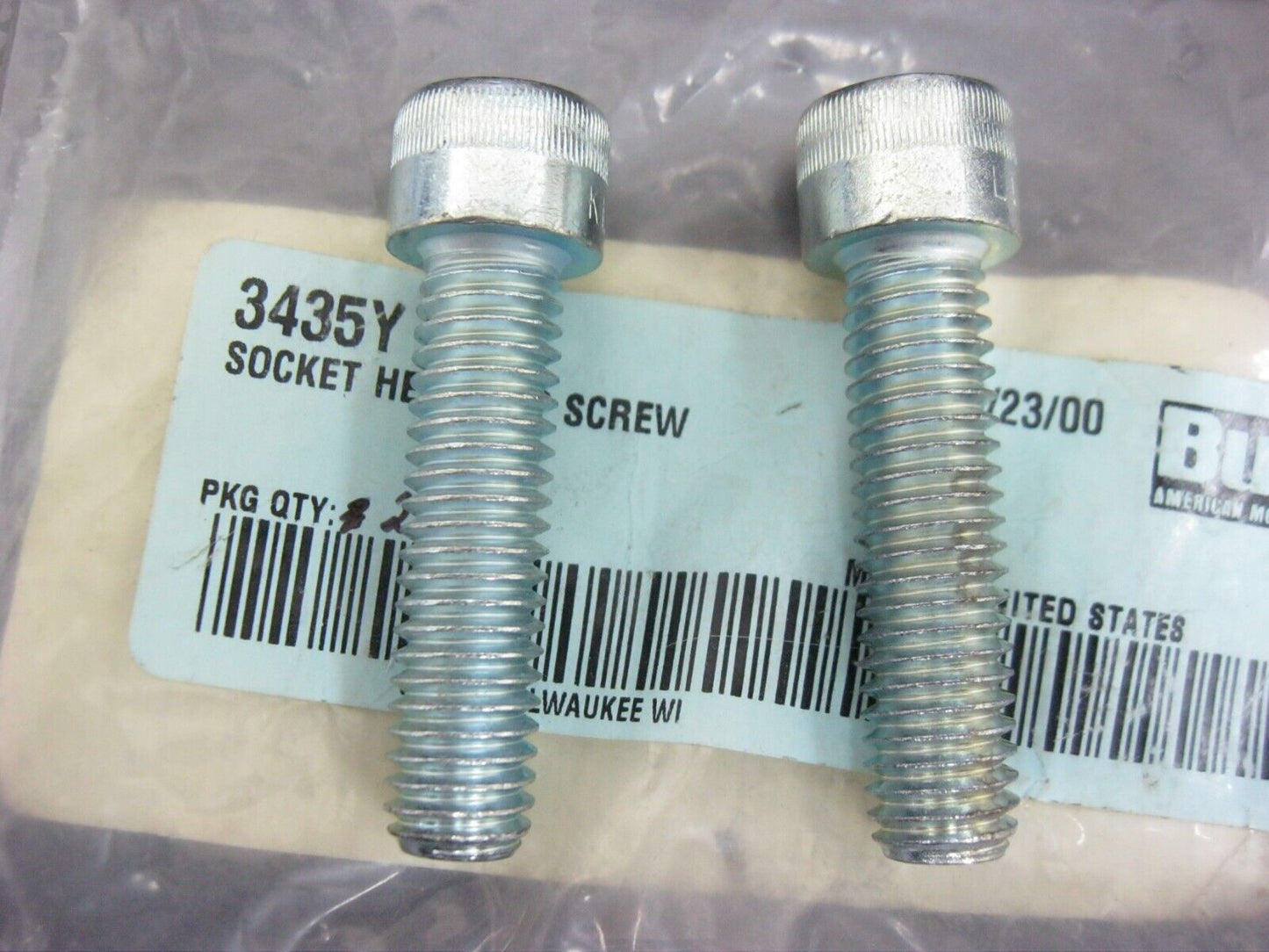 Buell OEM Socket Head Cap Screw (2-Pack) Fitment Unknown 3435Y