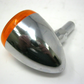 Unbranded Chrome Bullet Style Signal Light (Broken Stem, Scuffed Lens)