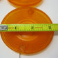 Nine 3" to 3.25" Signal Light Lens's, 8 Amber, 1 Red, unbranded & Some Harley