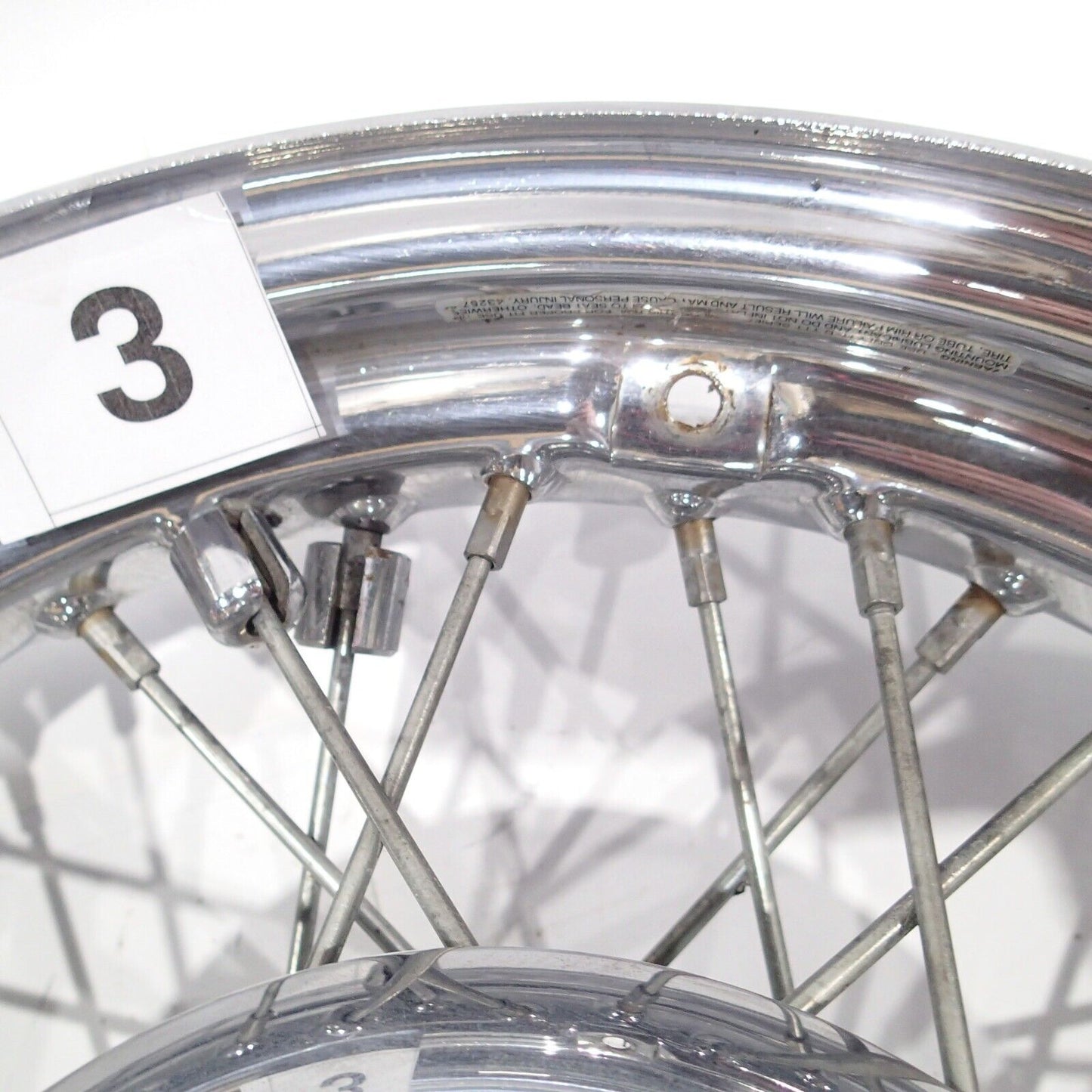 Harley Davidson Softail Heritage Classic Chrome Front Wheel Rim 43005-86A #3