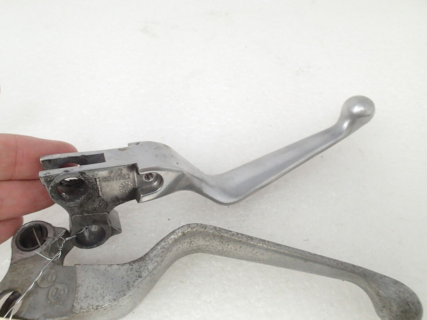 2009 Harley Softail Rocker C Front Brake & Clutch Handle Lever Set