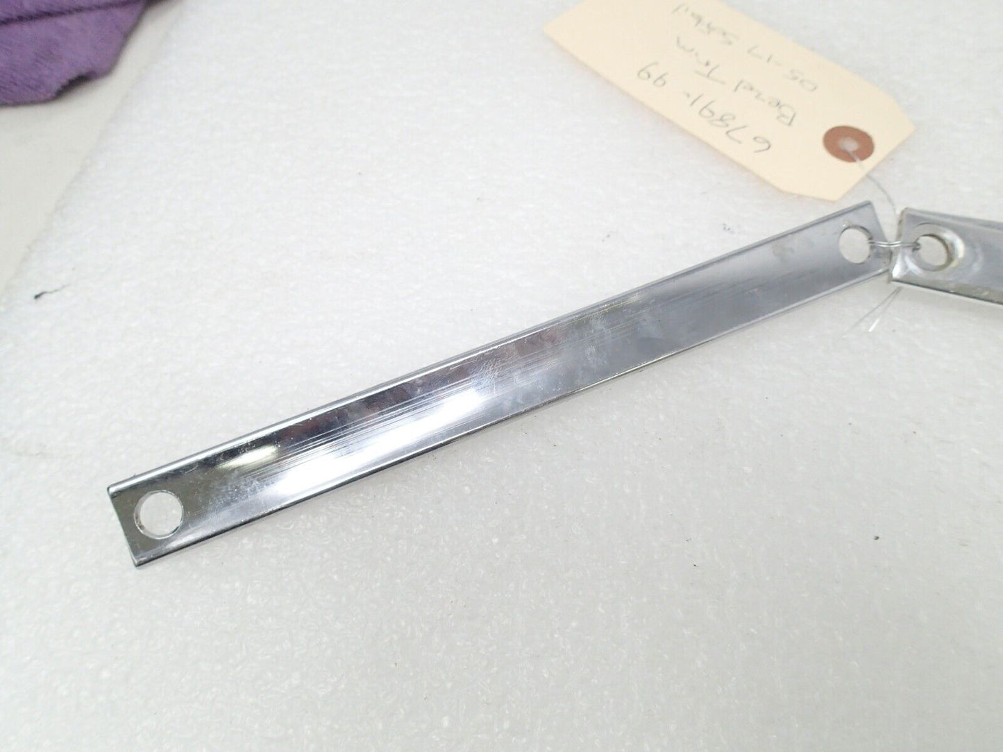 USED Harley Davidson Softail OEM Chrome Fork Cover Accent Strips 67891-99 SINGLE