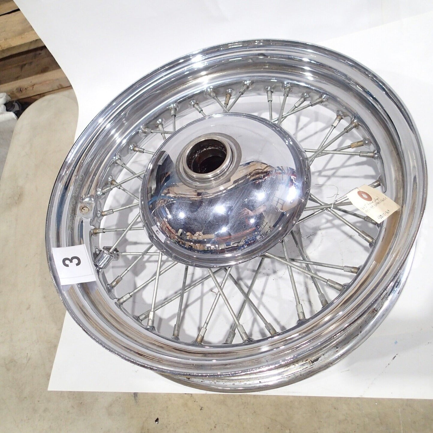 Harley Davidson Softail Heritage Classic Chrome Front Wheel Rim 43005-86A #3