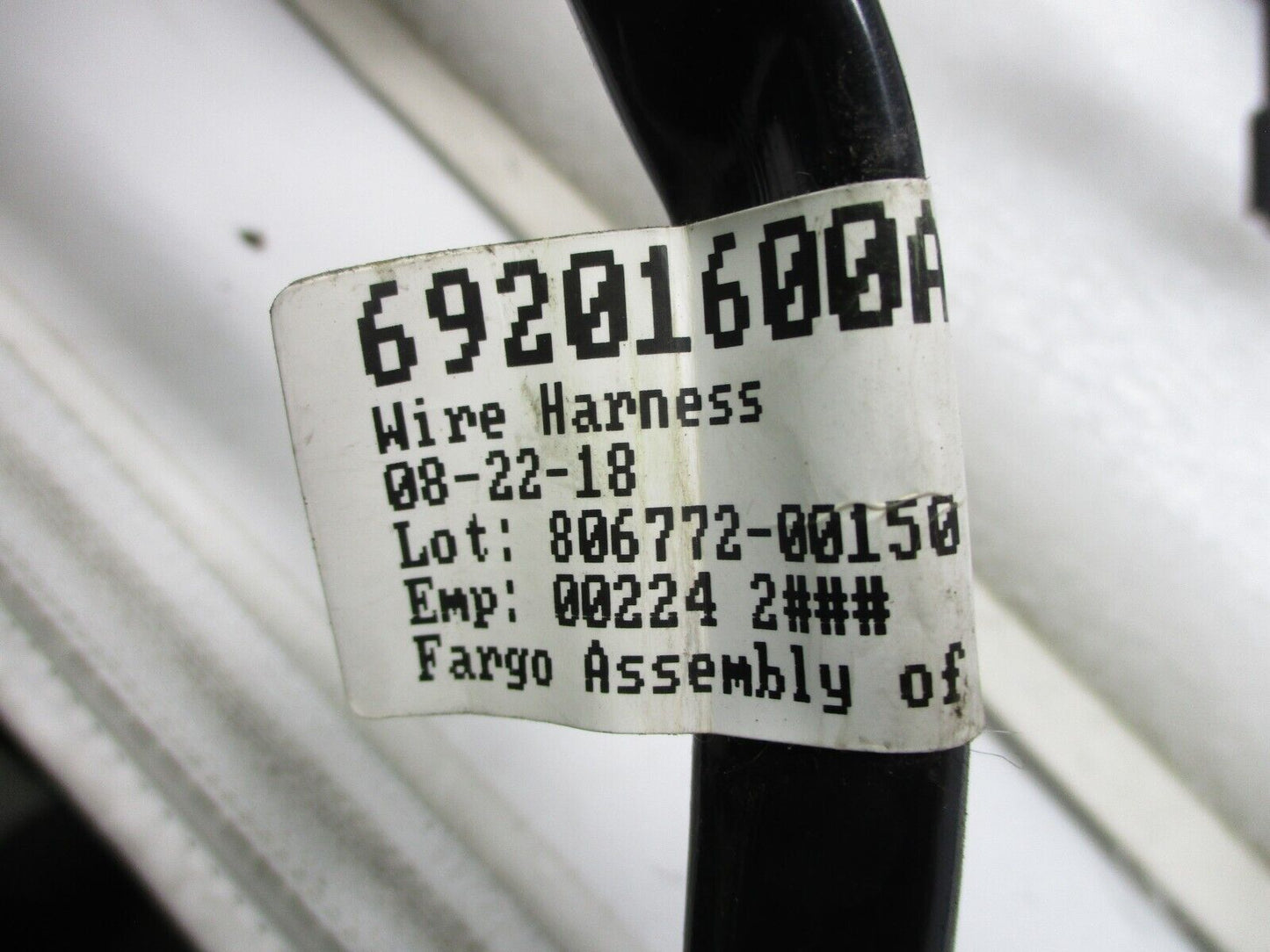 USED Harley-Davidson Wire Harness 69201600A
