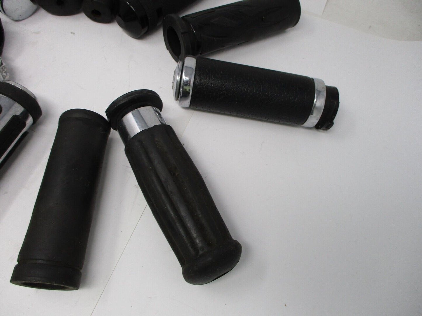 Harley Davidson Misc Used Grip Lot (11pcs different grips) skull and other shape