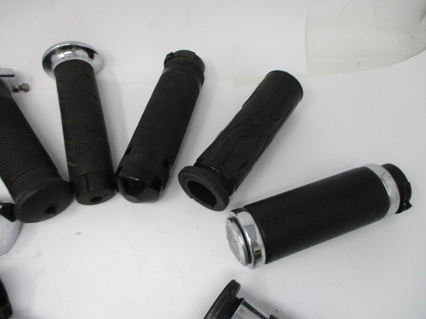 Harley Davidson Misc Used Grip Lot (11pcs different grips) skull and other shape