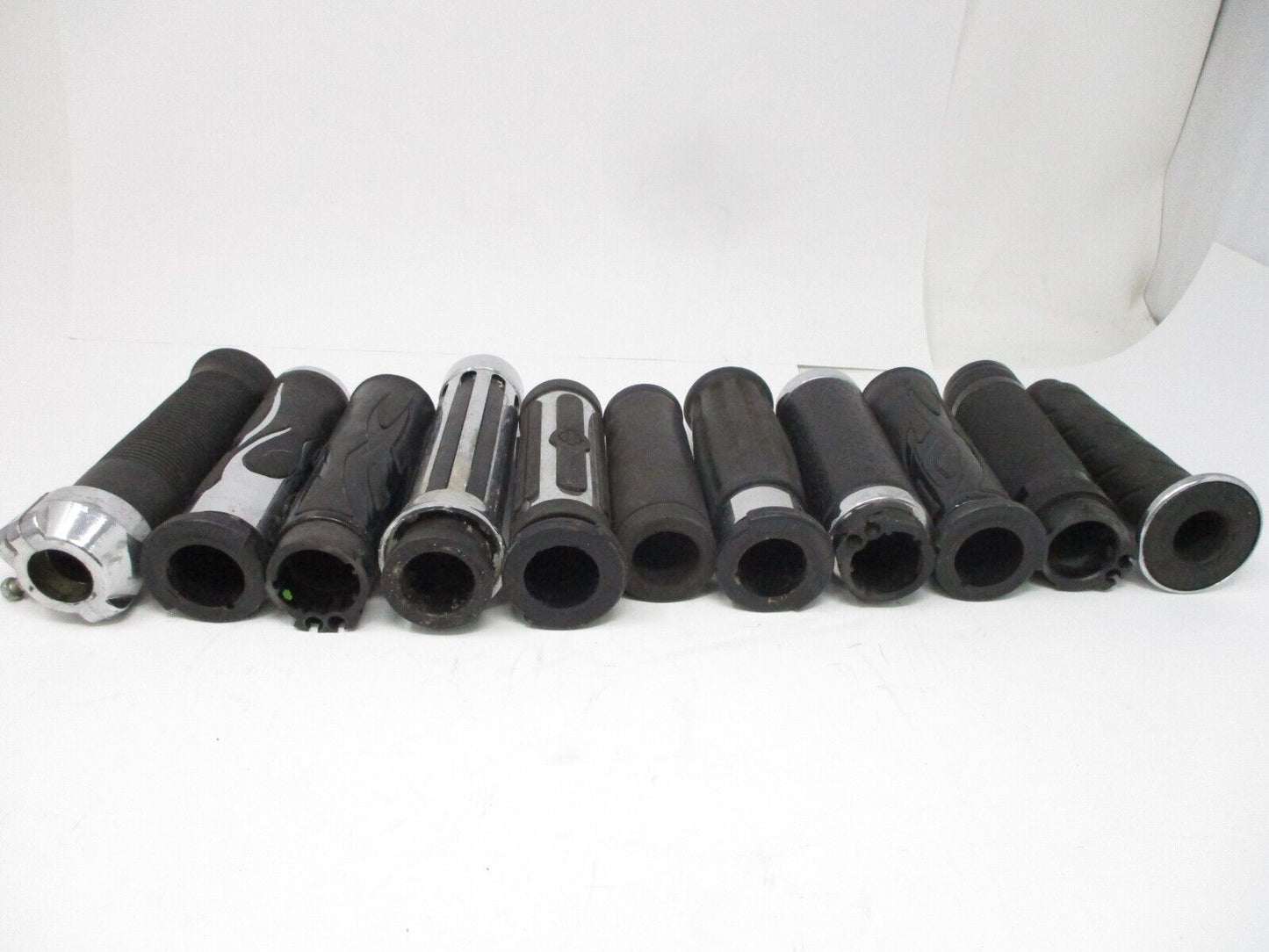 Harley Davidson Misc Used Grip Lot (11pcs different grips) skull and other shape