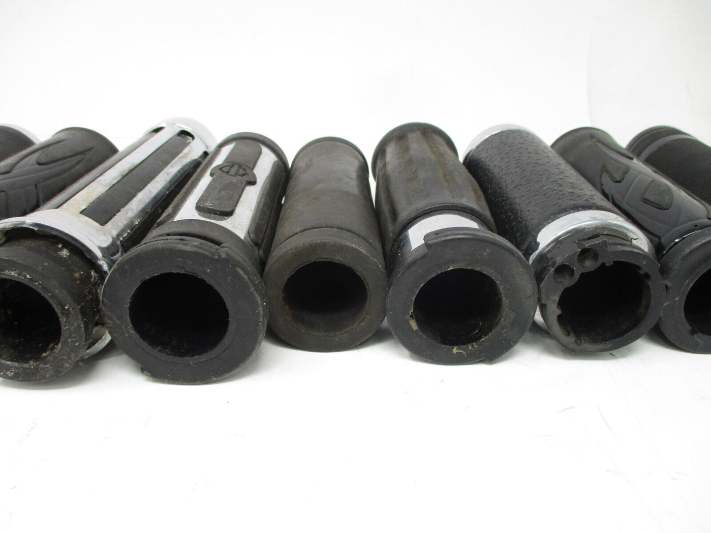 Harley Davidson Misc Used Grip Lot (11pcs different grips) skull and other shape