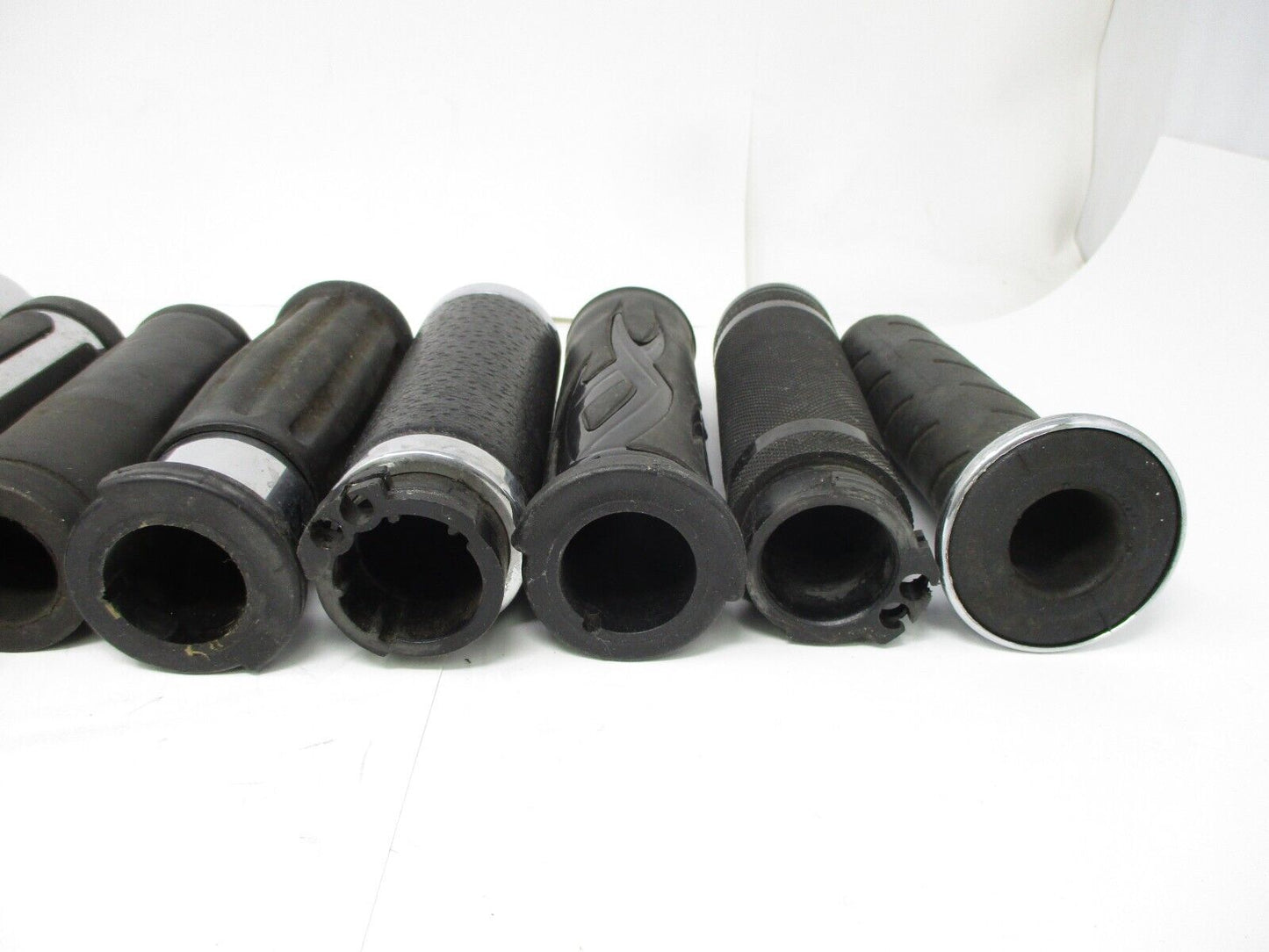 Harley Davidson Misc Used Grip Lot (11pcs different grips) skull and other shape