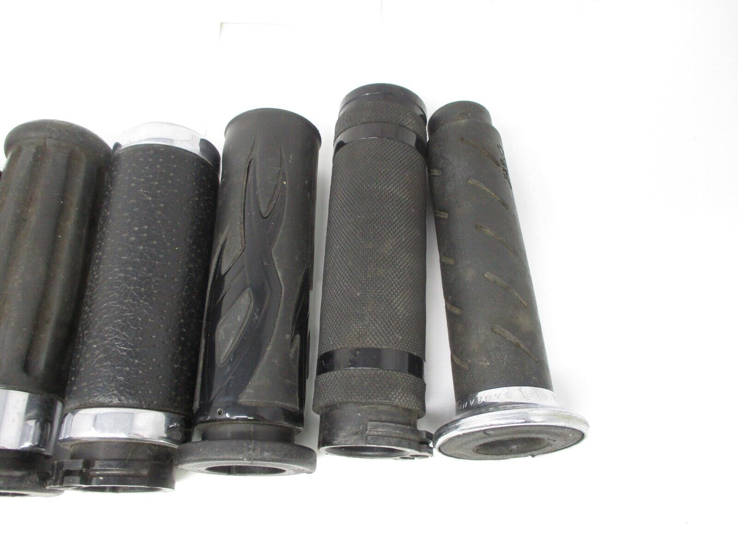 Harley Davidson Misc Used Grip Lot (11pcs different grips) skull and other shape