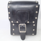 Motorcycle Universal Sissy Bar Bag Leather Side Tool Bag Luggage (8 x 11 Inch)