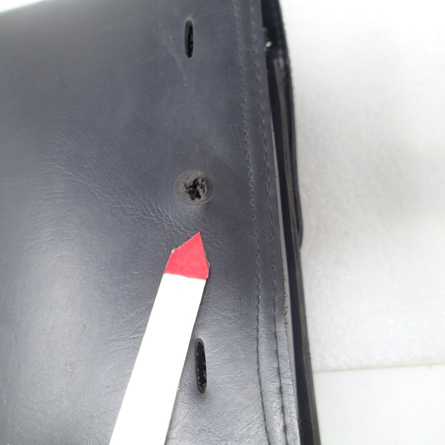 Motorcycle Universal Sissy Bar Bag Leather Side Tool Bag Luggage (8 x 11 Inch)