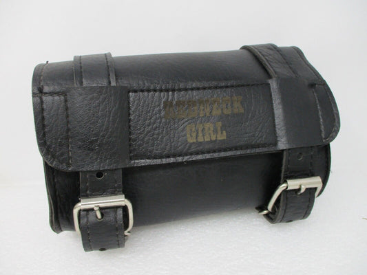 LEATHER TOOL BAG FIT FOR HARLEY DAVIDSON MOTORCYCLE REDNECK GIRL America Ride
