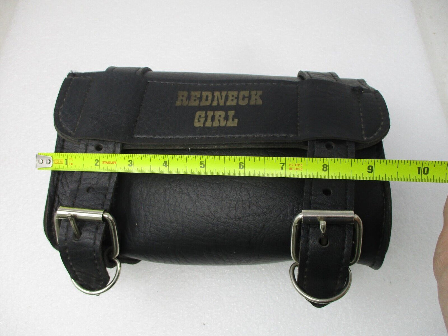 LEATHER TOOL BAG FIT FOR HARLEY DAVIDSON MOTORCYCLE REDNECK GIRL America Ride