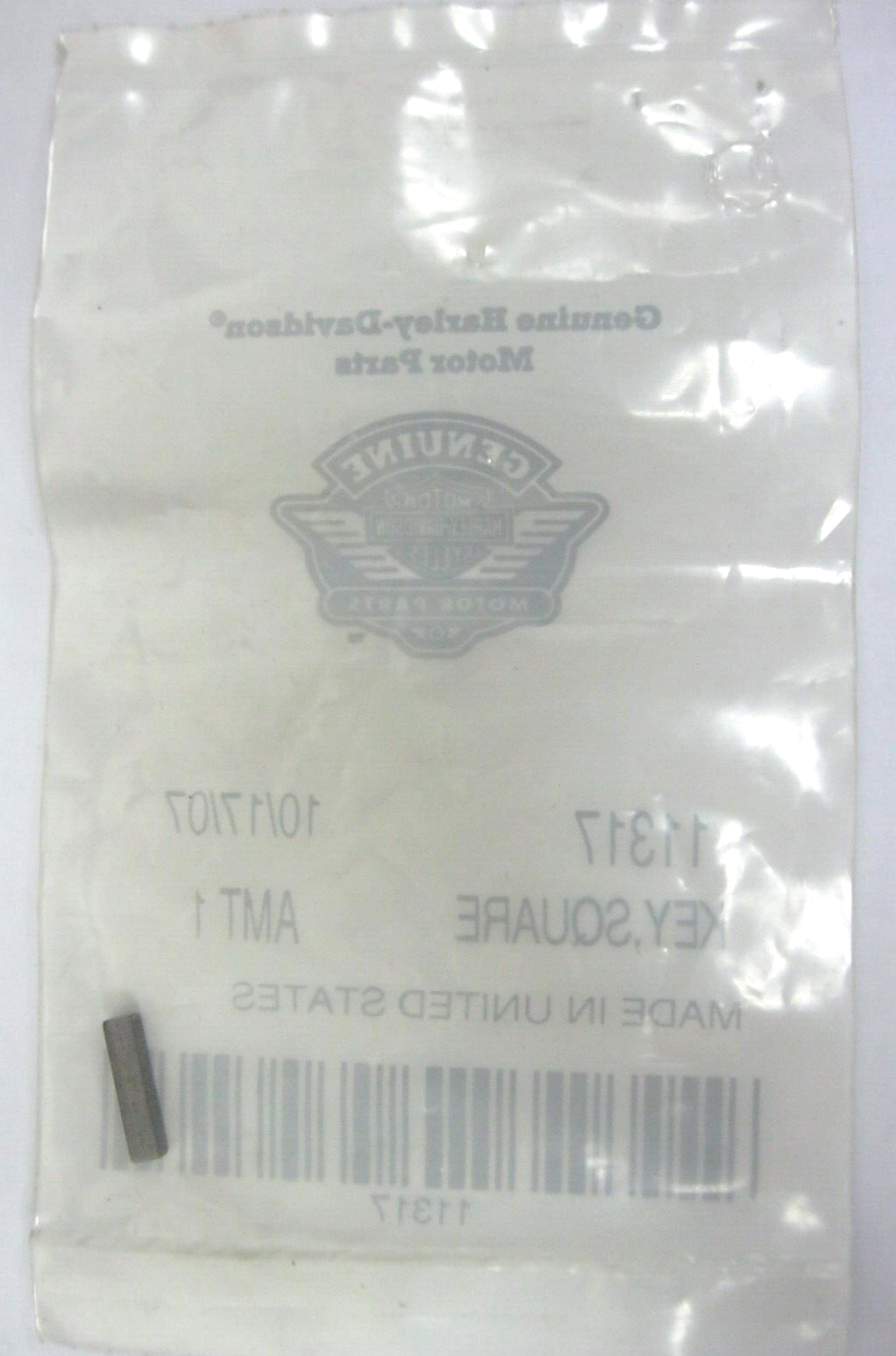 Harley-Davidson OEM 00-22 XL 883/1200 Pinion Gear Shaft Key 11317