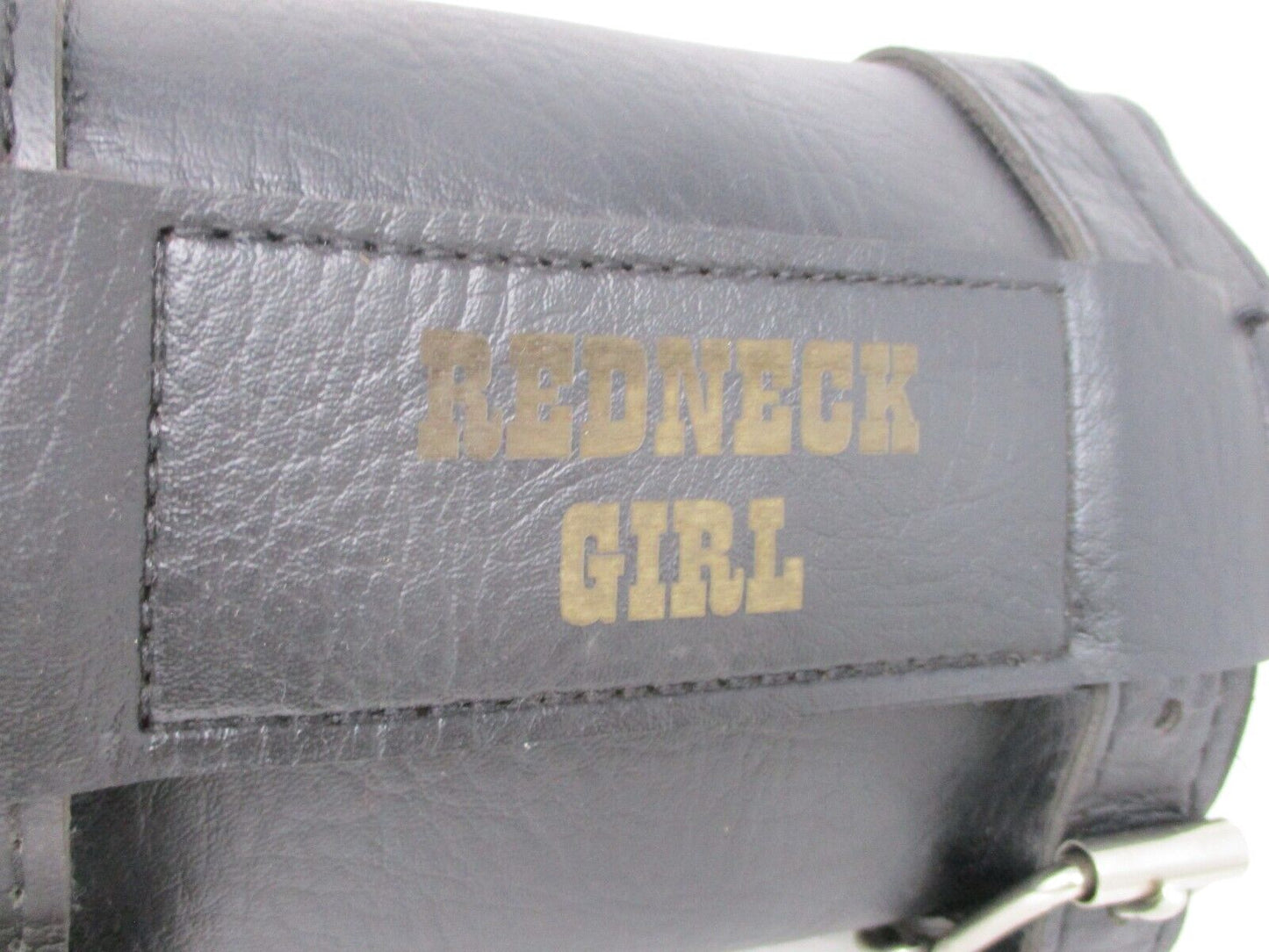 LEATHER TOOL BAG FIT FOR HARLEY DAVIDSON MOTORCYCLE REDNECK GIRL America Ride