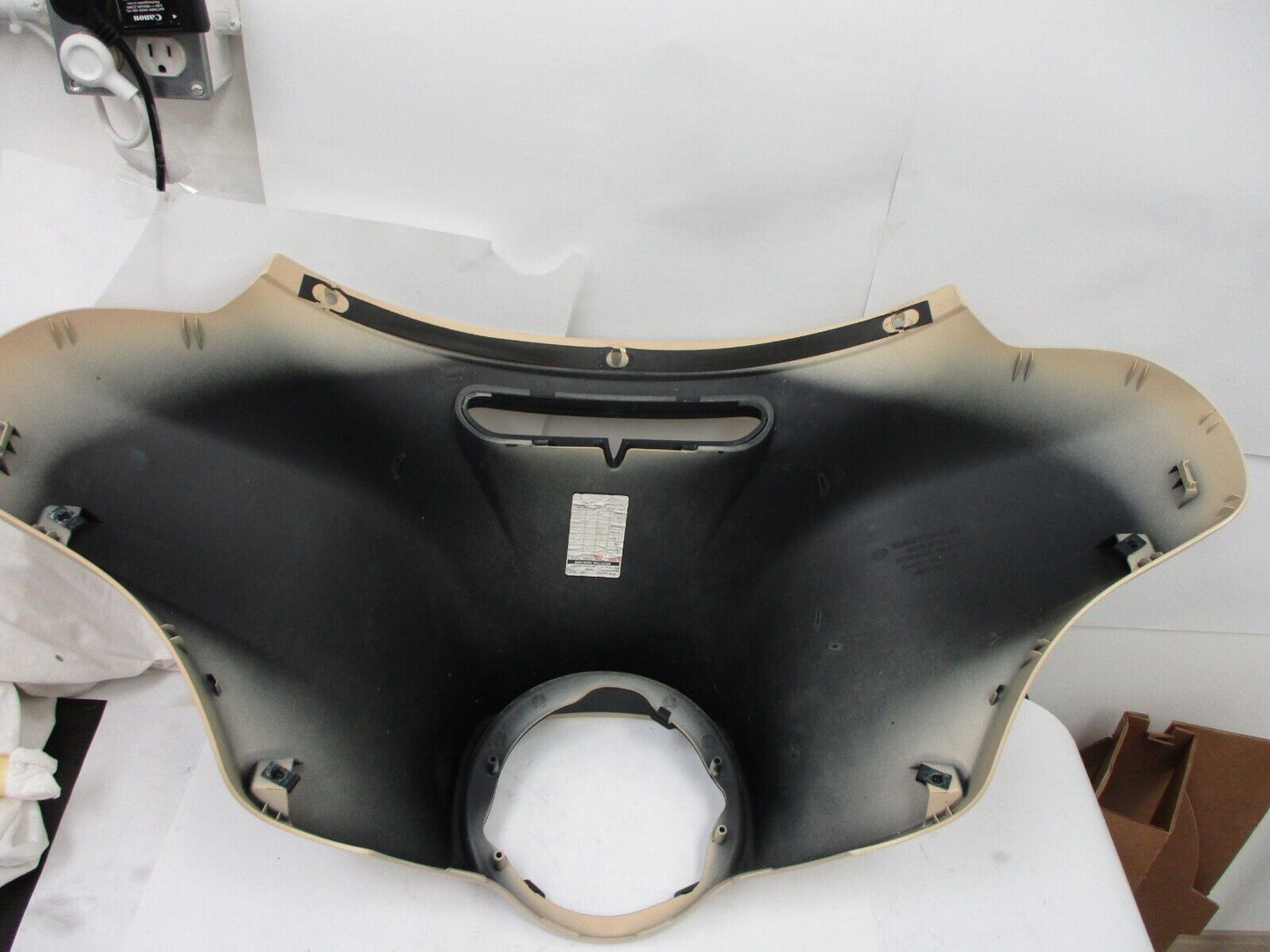 OEM Harley Street Glide FLHX Sand Camo w/Stripe Outer Fairing 57000381DTR